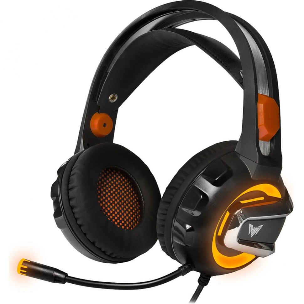 Компьютерная гарнитура CROWN CMGH-3103 Black/orange Компьютерная гарнитура CROWN CMGH-3103 Black/orange