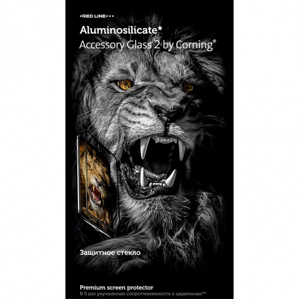 Защитное стекло Red Line Corning Full Screen для Samsung Galaxy A30, черная рамка Защитное стекло Red Line Corning Full Screen для Samsung Galaxy A30, черная рамка