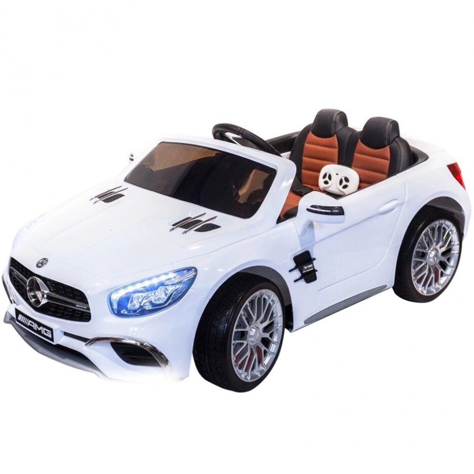 Детский электромобиль Toyland Mercedes Benz SL 65 белый Детский электромобиль Toyland Mercedes Benz SL 65 белый