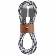 Кабель Native Union BELT-KV-CL-ZEB-3 Belt Cable, 3 м, зебра