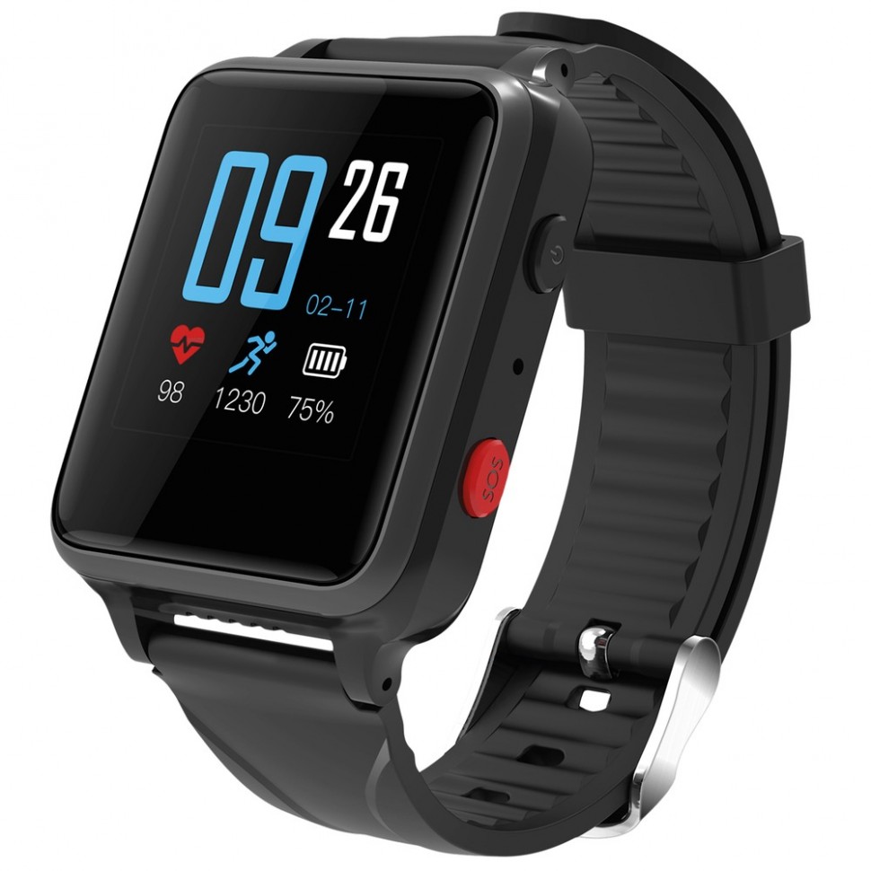 Смарт-часы GEOZON Watcher Black (G-SM08BLK) Смарт-часы GEOZON Watcher Black (G-SM08BLK)