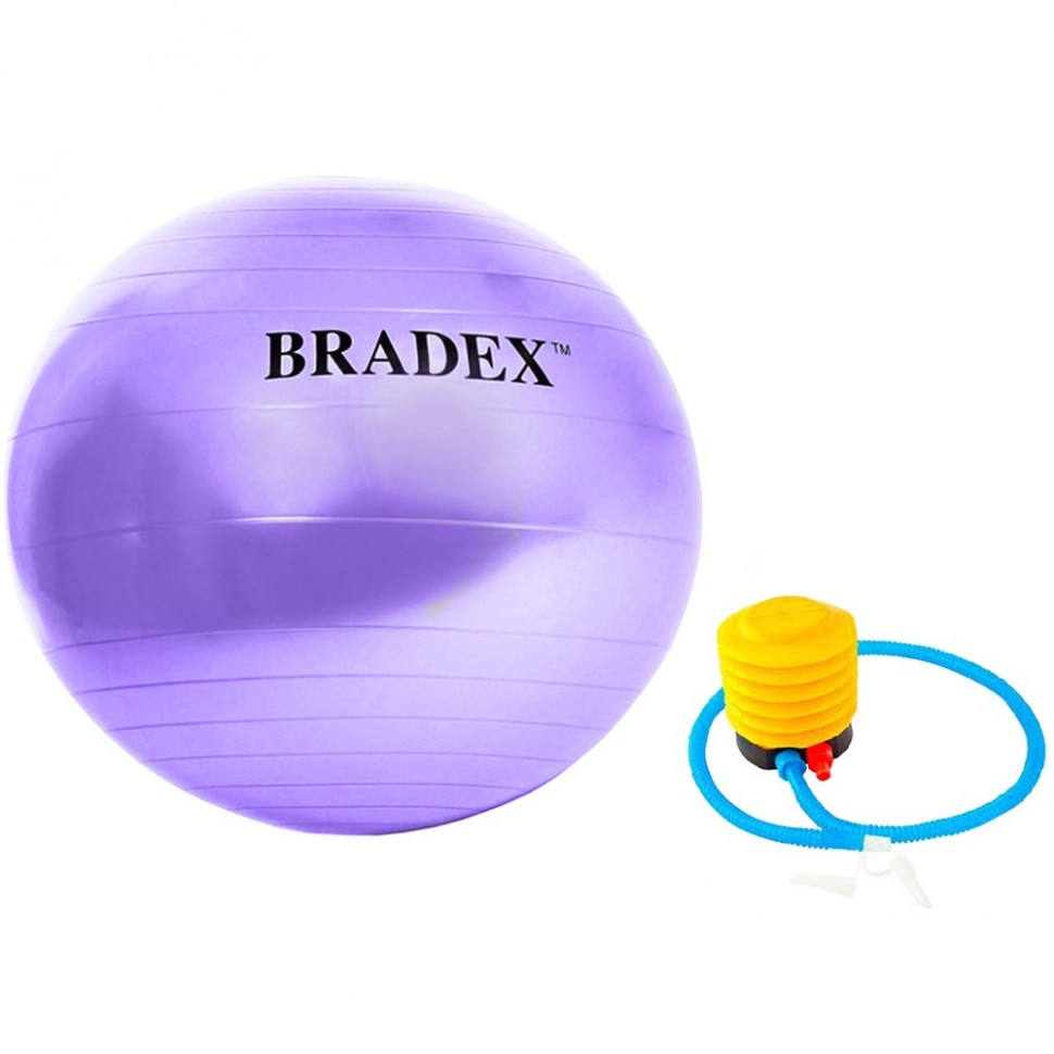 Мяч для фитнеса Bradex SF 0719 с насосом Мяч для фитнеса Bradex SF 0719 с насосом