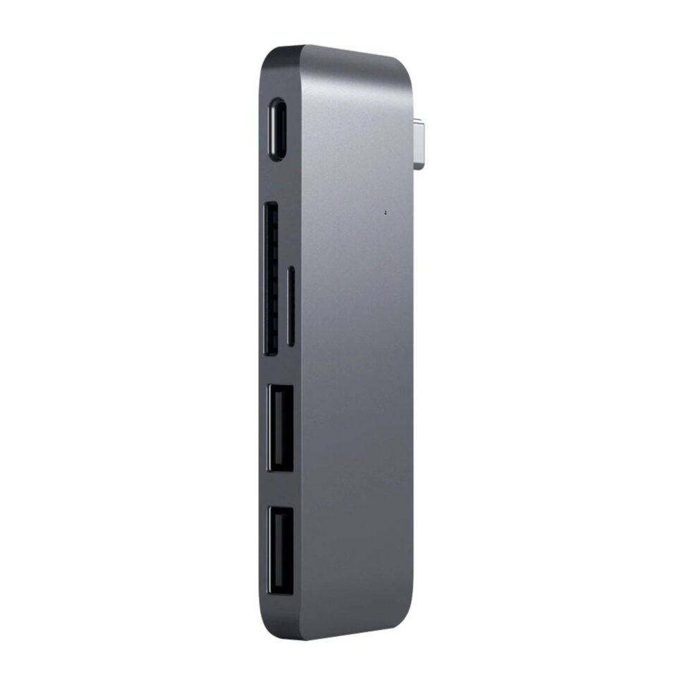 USB разветвитель Satechi Passthrough Hub (ST-TCUPM) Space Gray USB разветвитель Satechi Passthrough Hub (ST-TCUPM) Space Gray