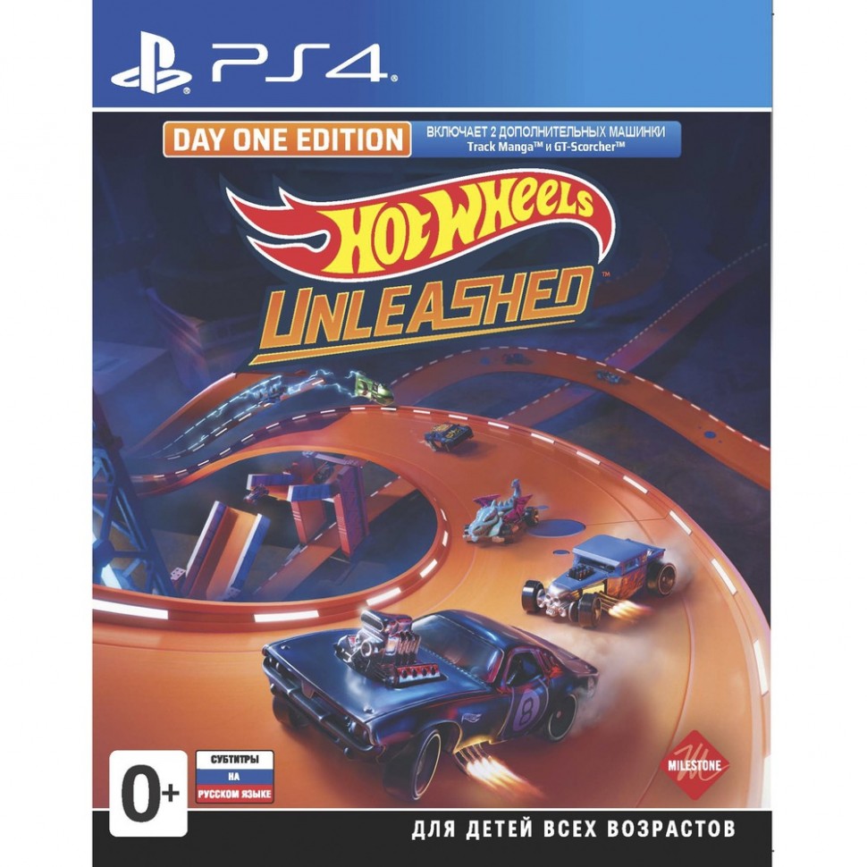 Hot Wheels Unleashed. Day One Edition PS4, русские субтитры Hot Wheels Unleashed. Day One Edition PS4, русские субтитры
