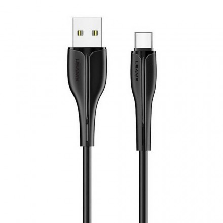 Кабель Usams U38 USB-USB Type-C, 1 м, чёрный