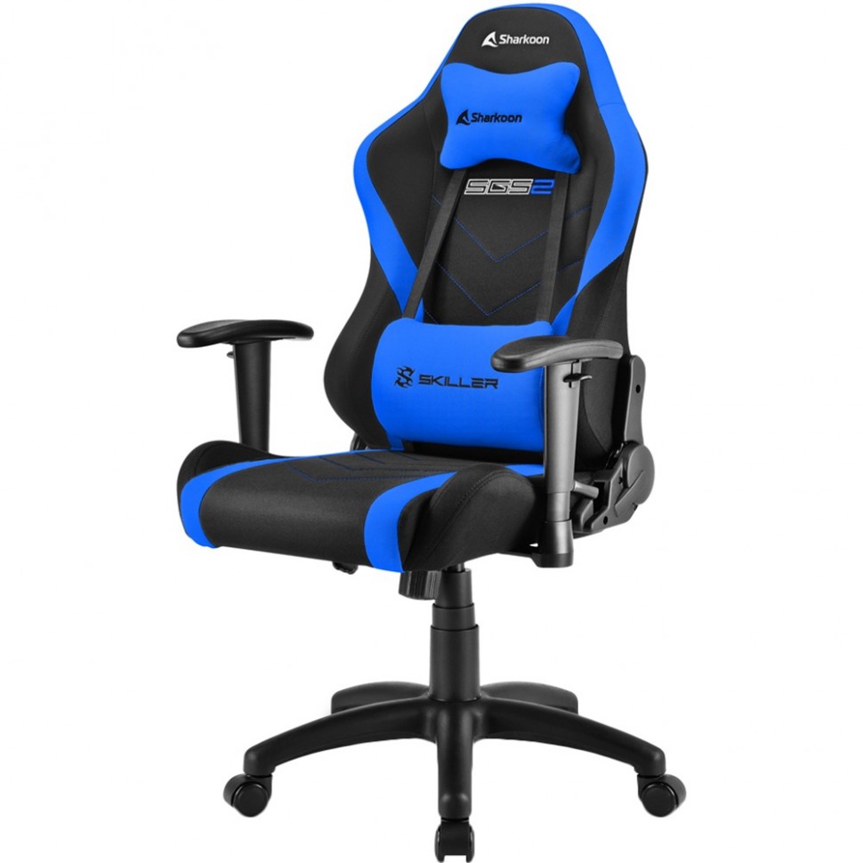Компьютерное кресло Sharkoon Skiller SGS2 Jr. Black-Blue Компьютерное кресло Sharkoon Skiller SGS2 Jr. Black-Blue