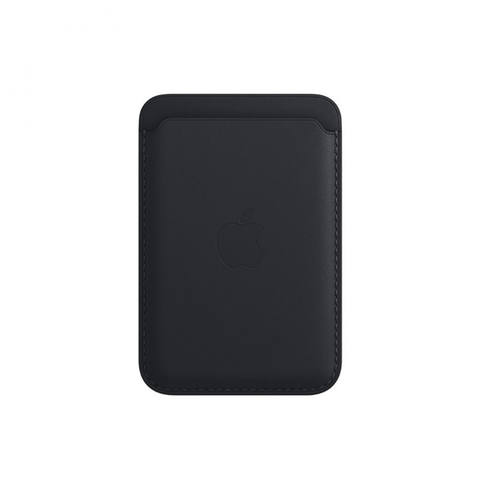 Чехол для смартфона Apple iPhone кожаный бумажник MagSafe, тёмная ночь Чехол для смартфона Apple iPhone кожаный бумажник MagSafe, тёмная ночь