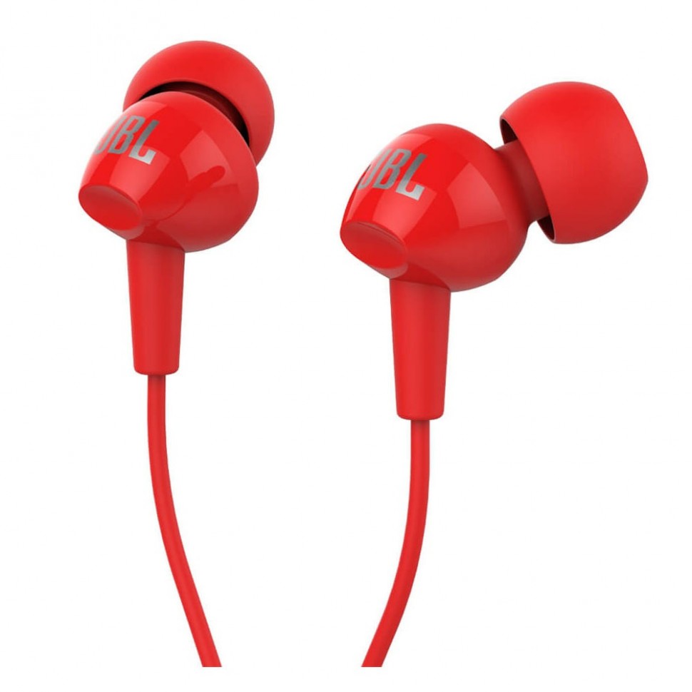 Наушники JBL C100SIU, красный Наушники JBL C100SIU, красный