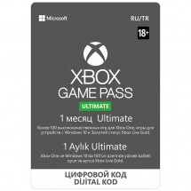 Карта оплаты подписки Microsoft Xbox Game Pass Ultimate на 1 месяц