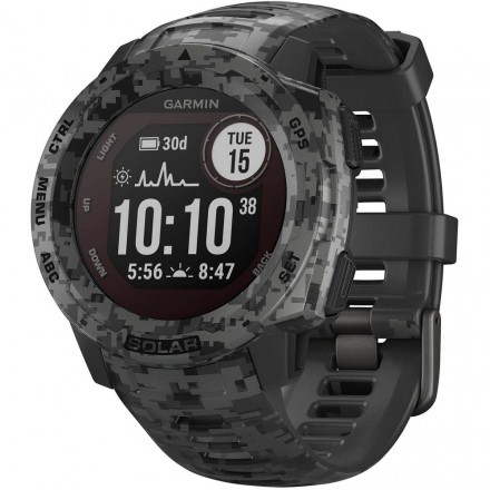 Смарт-часы Garmin Instinct Solar Graphite Camo (010-02293-05)