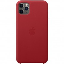 Чехол для смартфона Apple iPhone 11 Pro Leather Case, красный