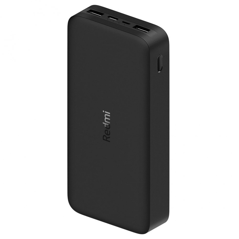 Внешний аккумулятор Xiaomi Redmi Power Bank 10000 мАч, чёрный Внешний аккумулятор Xiaomi Redmi Power Bank 10000 мАч, чёрный