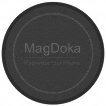 Магнитная накладка SwitchEasy MagDoka Mounting Disc для Apple iPhone 11/12, чёрный