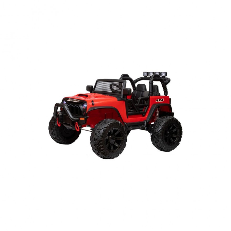 Детский электромобиль Toyland Jeep 12V 4х4 JC666 красный Детский электромобиль Toyland Jeep 12V 4х4 JC666 красный