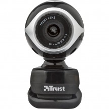 Веб-камера Trust Exis Webcam, Black/Silver (17003)