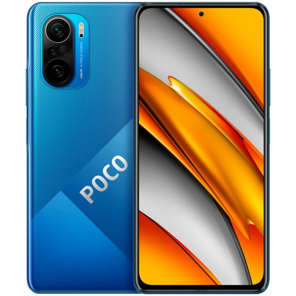 Смартфон POCO F3 128 ГБ синий Смартфон POCO F3 128 ГБ синий