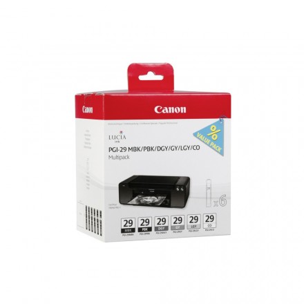 Картридж Canon PGI-29 MBK/PBK/DGY/GY/LGY/CO 4868B018