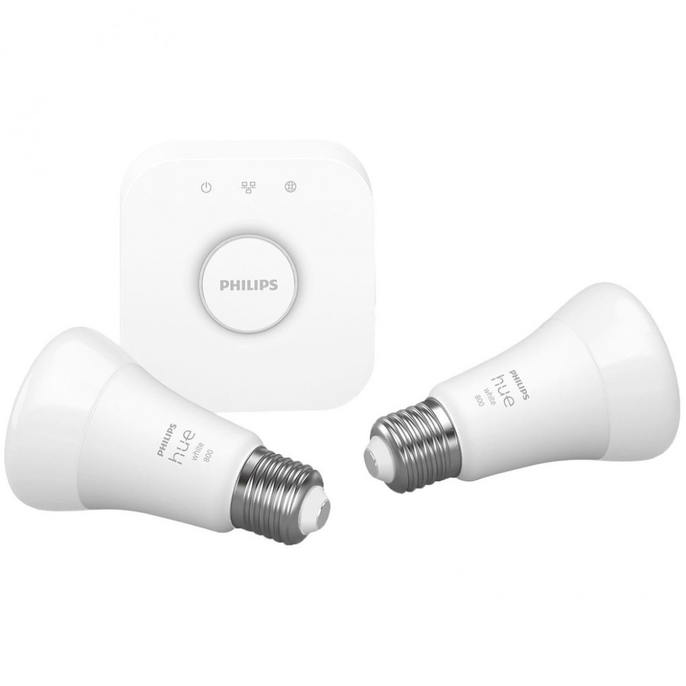 Базовый комплект Philips Hue LED 9W E27 Базовый комплект Philips Hue LED 9W E27