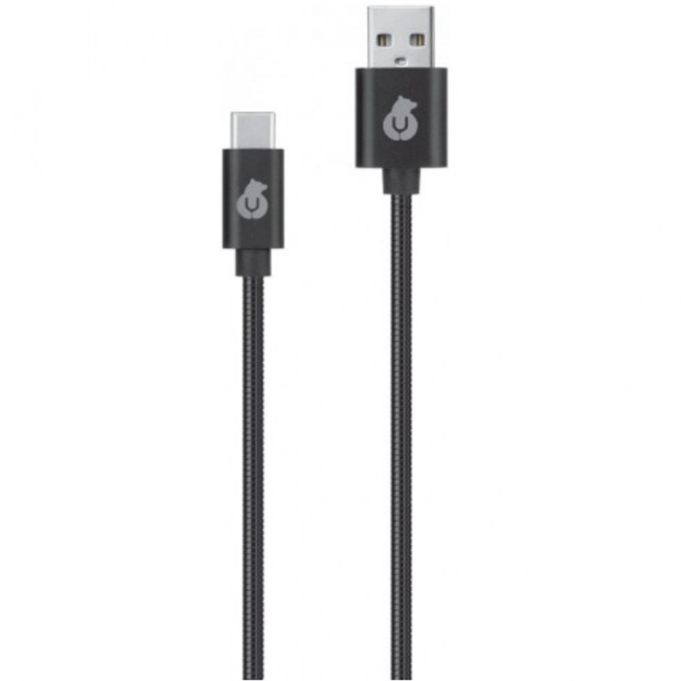 Кабель uBear Force USB-C USB-A DC08BL01-AC, черный Кабель uBear Force USB-C USB-A DC08BL01-AC, черный