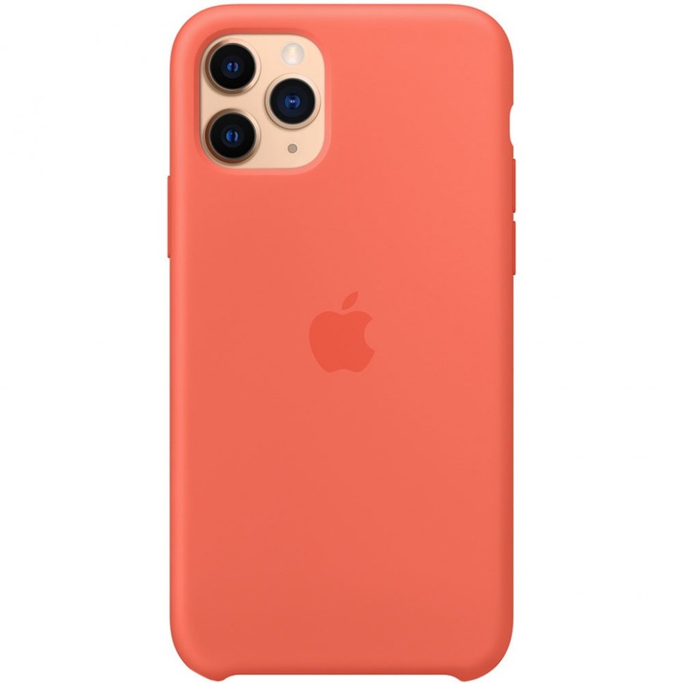 Чехол для смартфона Apple iPhone 11 Pro Silicone Case, оранжевый Чехол для смартфона Apple iPhone 11 Pro Silicone Case, оранжевый