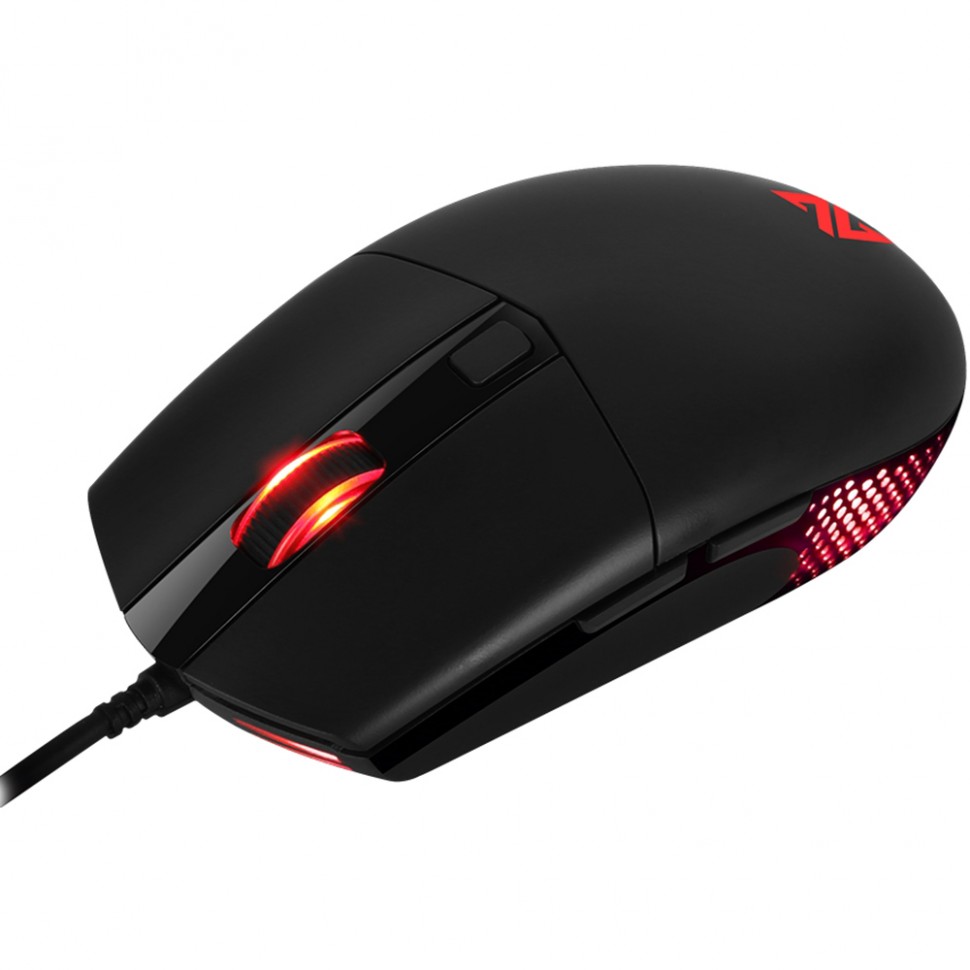Компьютерная мышь Abkoncore A660 RGB, черная Компьютерная мышь Abkoncore A660 RGB, черная