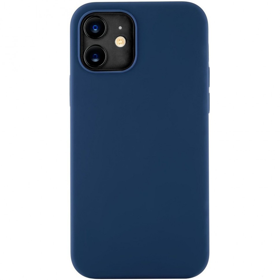Чехол для смартфона uBear Touch Case для iPhone 12 mini, тёмно-синий Чехол для смартфона uBear Touch Case для iPhone 12 mini, тёмно-синий