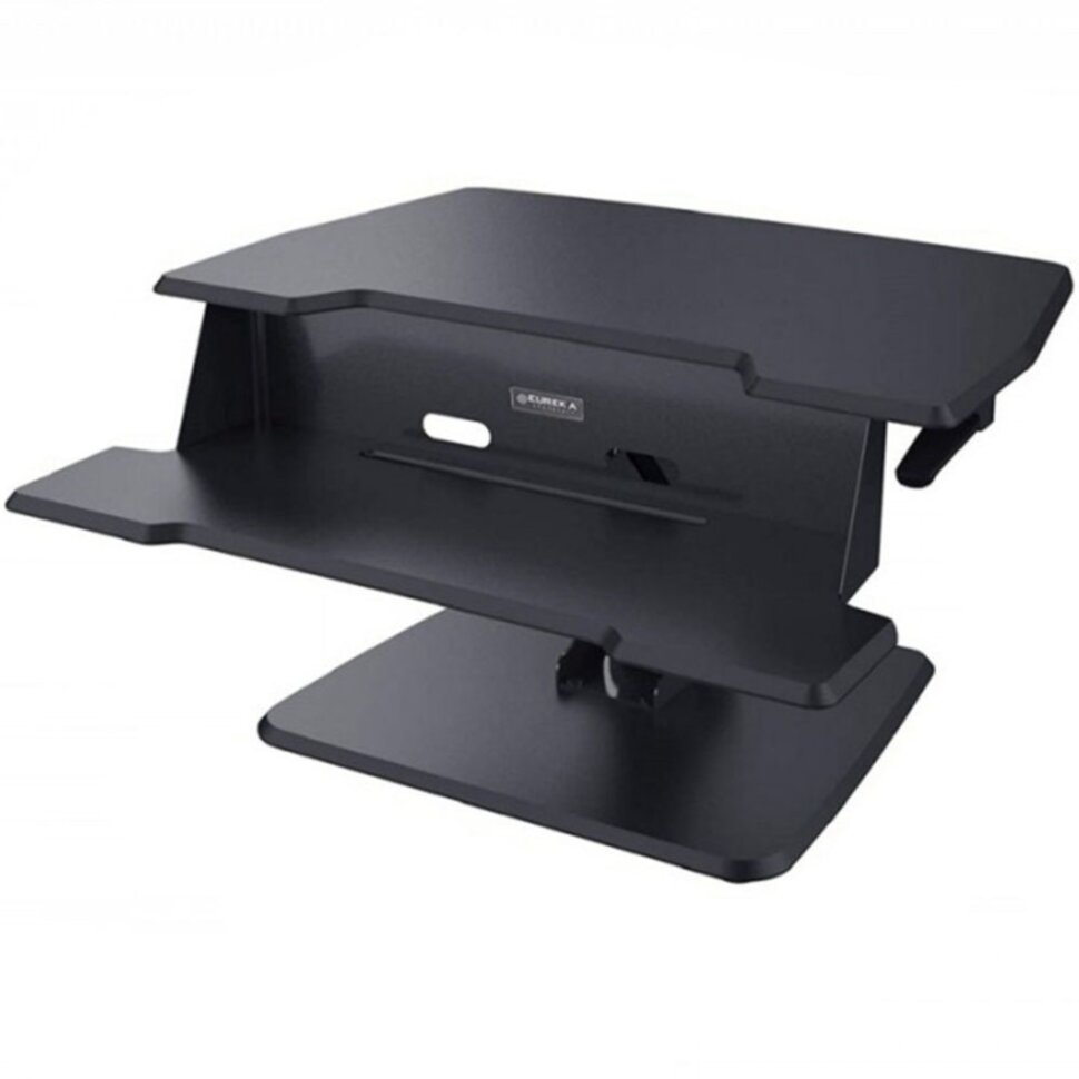 Подставка на компьютерный стол для работы стоя Eureka ERK-CV-31B, чёрный Подставка на компьютерный стол для работы стоя Eureka ERK-CV-31B, чёрный