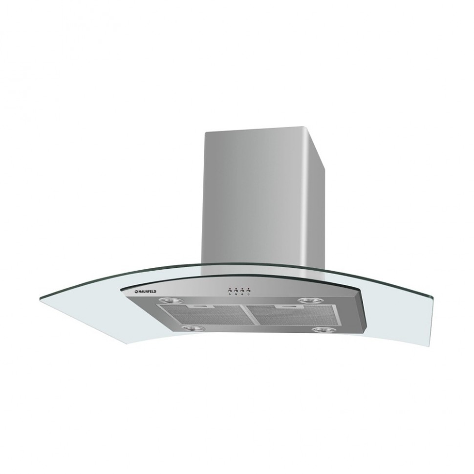 Вытяжка Maunfeld Ancona PlusA Isla 90 Inox Glass Transparent Вытяжка Maunfeld Ancona PlusA Isla 90 Inox Glass Transparent