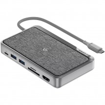 Внешний аккумулятор Alogic Dock Wave 3-in-1 USB-C 5000 мАч, серый космос (ULDWAV-SGR)