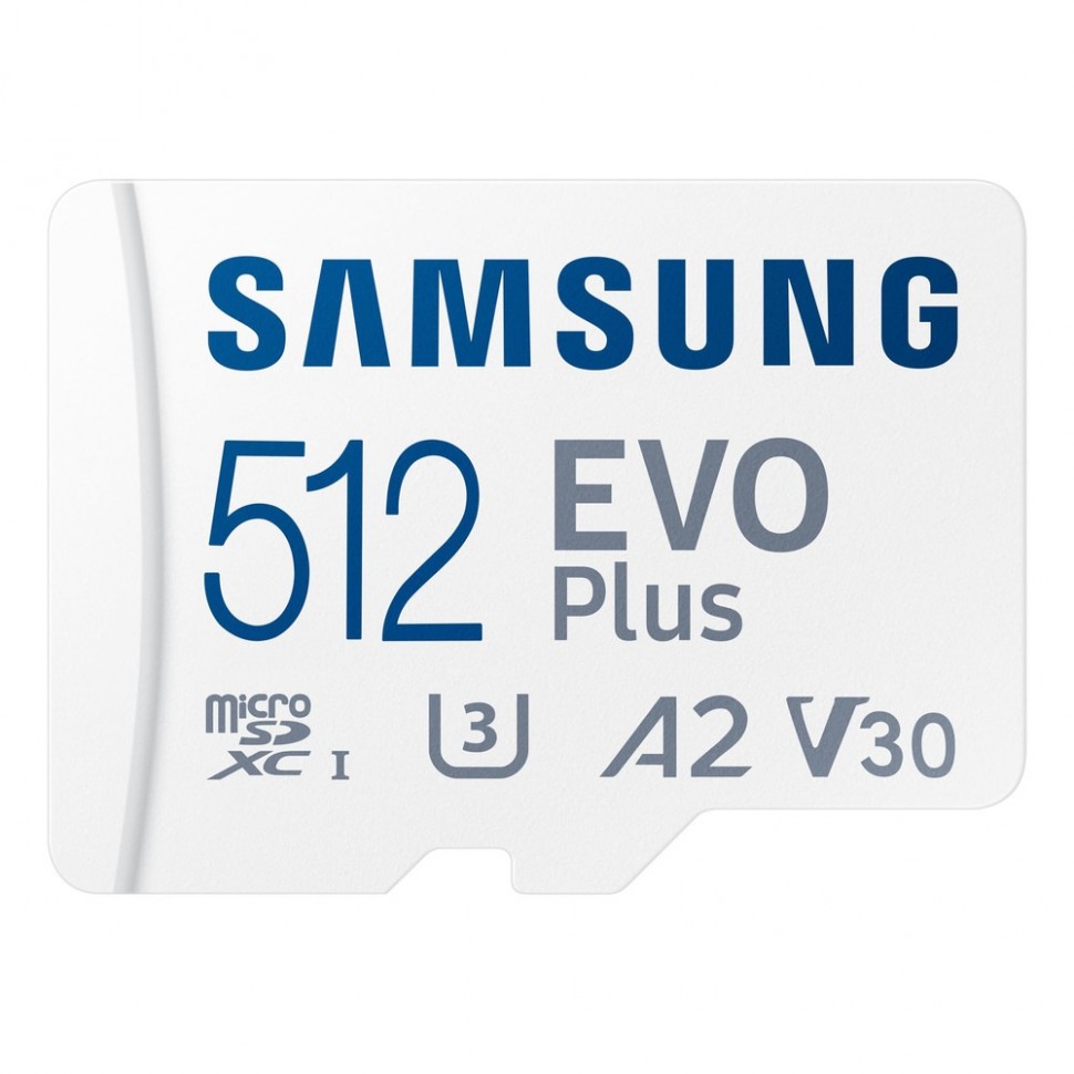 Карта памяти Samsung EVO Plus microSDXC 512GB (MB-MC512KA/RU) Карта памяти Samsung EVO Plus microSDXC 512GB (MB-MC512KA/RU)