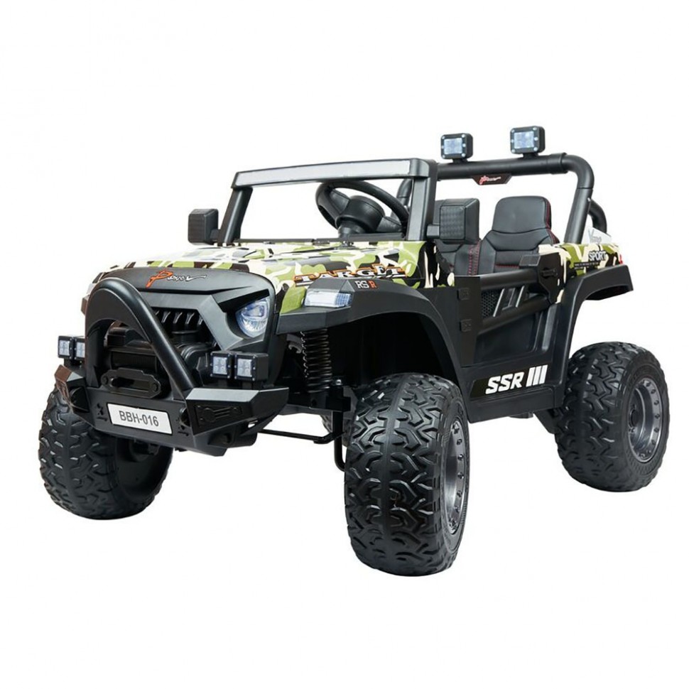 Детский электромобиль Toyland Багги 12V7A 2х550 BBH 016 камуфляж Детский электромобиль Toyland Багги 12V7A 2х550 BBH 016 камуфляж