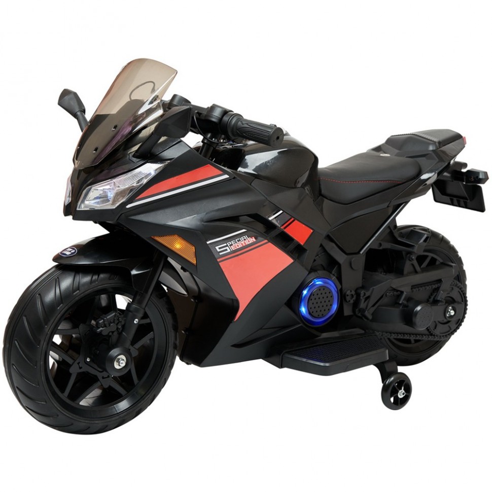 Детский мотоцикл Toyland Moto YEG1247 черный Детский мотоцикл Toyland Moto YEG1247 черный