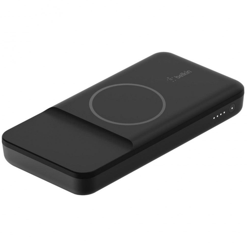 Внешний аккумулятор Belkin Magnetic Wireless 10000 мАч (BPD001btBK), чёрный Внешний аккумулятор Belkin Magnetic Wireless 10000 мАч (BPD001btBK), чёрный