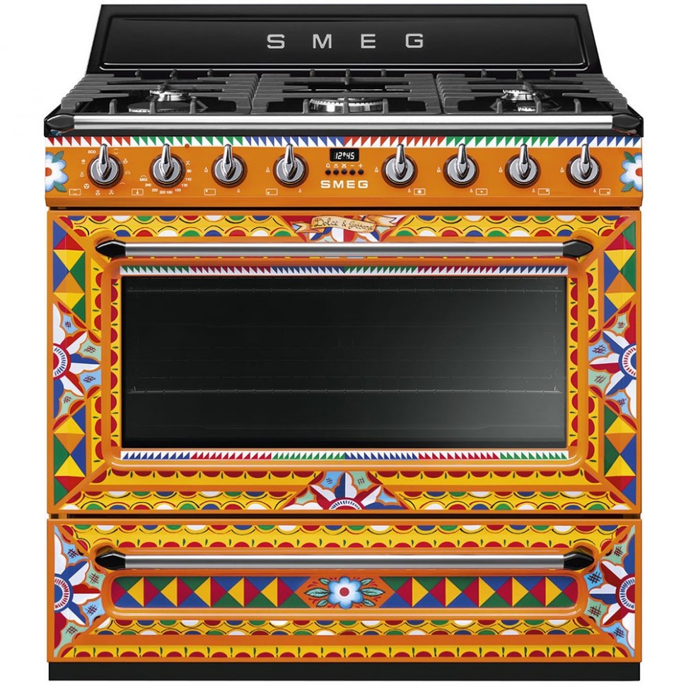 Комбинированная плита Smeg TR90DGC9 Комбинированная плита Smeg TR90DGC9