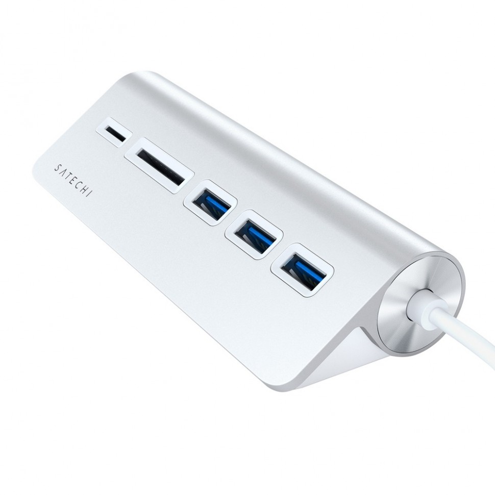 USB разветвитель Satechi Type-C USB Hub (ST-TCHCRS) Silver USB разветвитель Satechi Type-C USB Hub (ST-TCHCRS) Silver