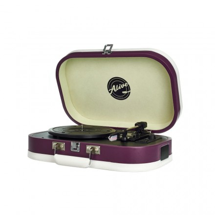 Проигрыватель виниловых пластинок Alive Audio Vintage Blueberry Nights VNT-02-BN