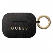 Чехол для наушников Guess Silicone Case черный