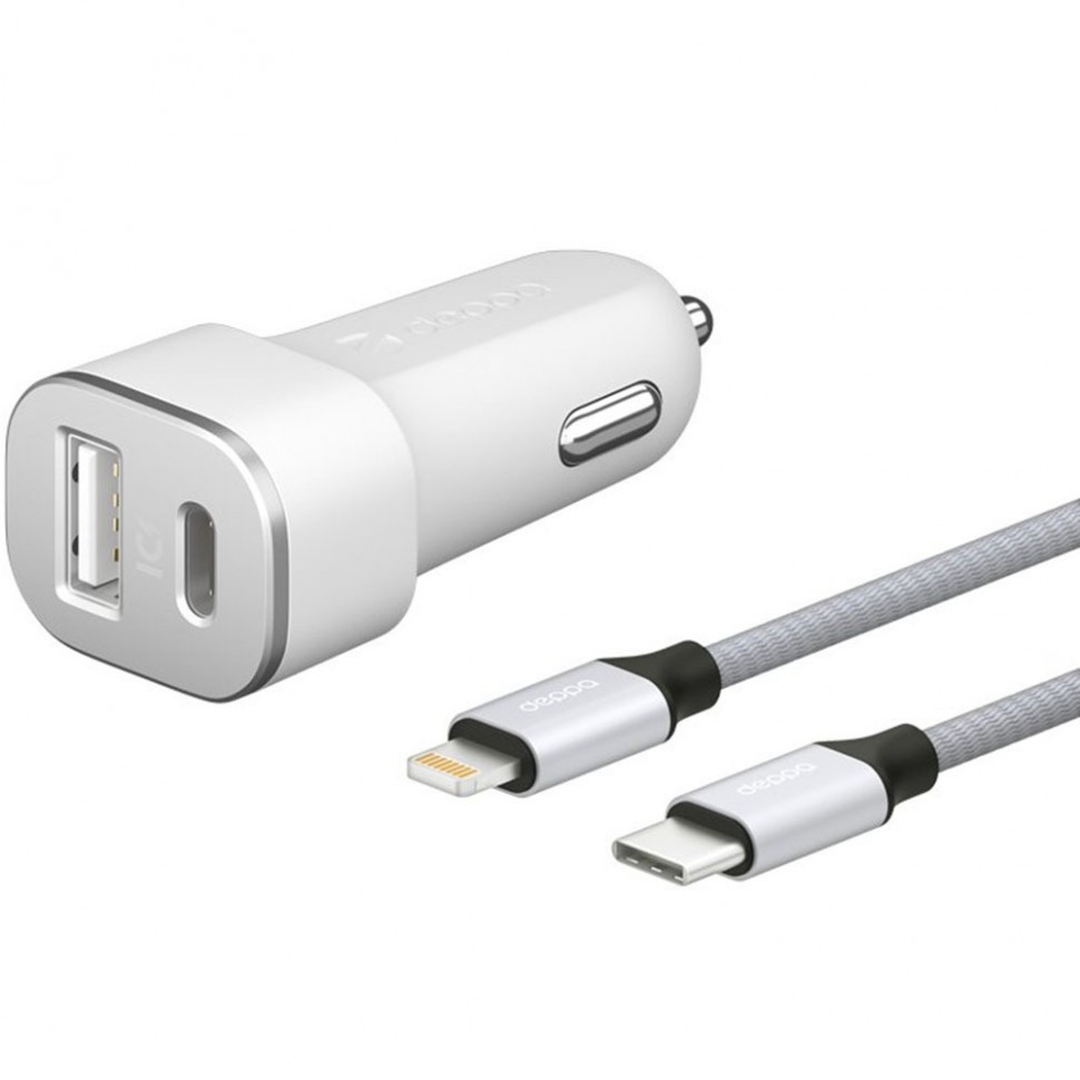 Автомобильное зарядное устройство Deppa 11292, белый Автомобильное зарядное устройство Deppa 11292, белый