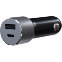 Зарядное устройство Satechi Car Charger 72W (USB Type-C), серый космос