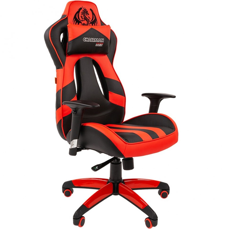 Компьютерное кресло Chairman game 25 черный/красный Компьютерное кресло Chairman game 25 черный/красный