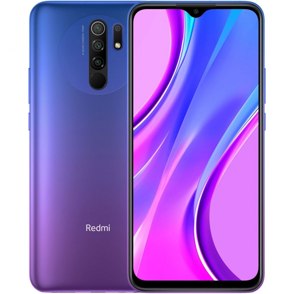 Смартфон Xiaomi Redmi 9 64 ГБ фиолетовый Смартфон Xiaomi Redmi 9 64 ГБ фиолетовый