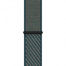 Ремешок для умных часов Apple Nike Sport Loop 40 мм, невероятная заря/зелёная пучина (MXN22ZM/A)