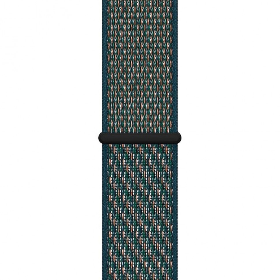 Ремешок для умных часов Apple Nike Sport Loop 40 мм, невероятная заря/зелёная пучина (MXN22ZM/A) Ремешок для умных часов Apple Nike Sport Loop 40 мм, невероятная заря/зелёная пучина (MXN22ZM/A)