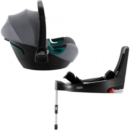 Детское автокресло Britax Roemer BABY-SAFE 3 i-SIZE Frost Grey, база FLEX BASE iSENSE
