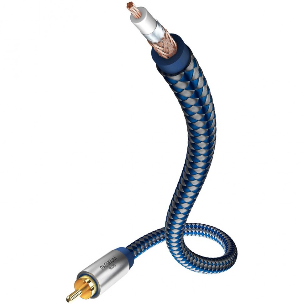 Кабель Inakustik Premium 00408051 (RCA - RCA, 5 м) Кабель Inakustik Premium 00408051 (RCA - RCA, 5 м)