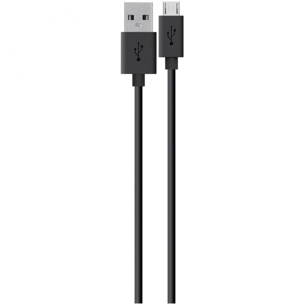 Кабель Belkin microUSB-USB 2 м, чёрный Кабель Belkin microUSB-USB 2 м, чёрный
