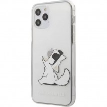 Чехол для смартфона Karl Lagerfeld Choupette Fun для iPhone 12/12Pro, прозрачный