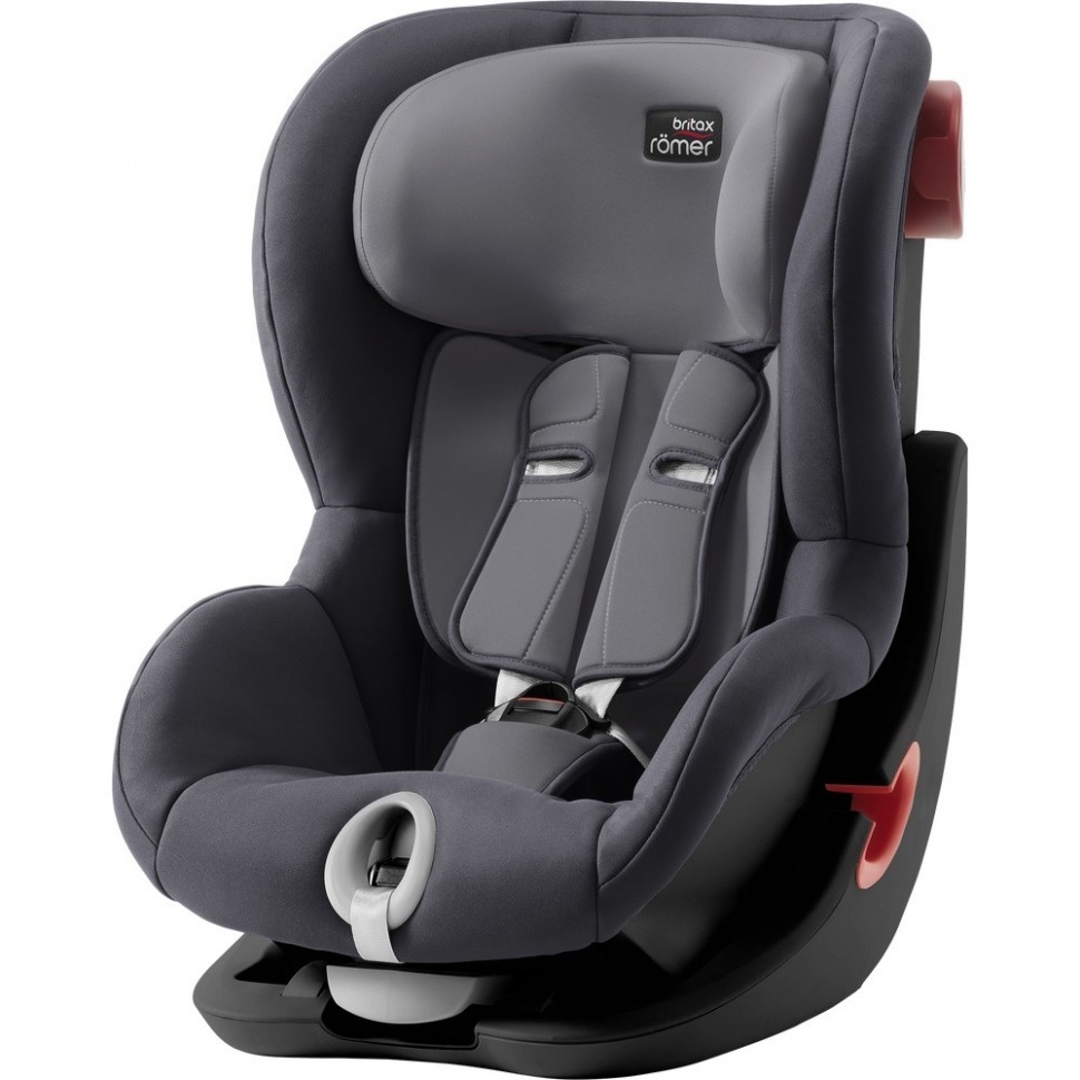 Детское автокресло Britax Roemer King II Black Series Storm Grey Trendline