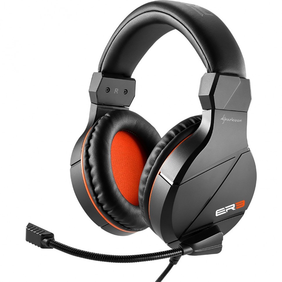 Компьютерная гарнитура Sharkoon Rush ER3 черный Компьютерная гарнитура Sharkoon Rush ER3 черный