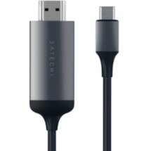 Кабель Satechi ST-CHDMIM USB Type-C-HDMI, 1.8 м, серый космос